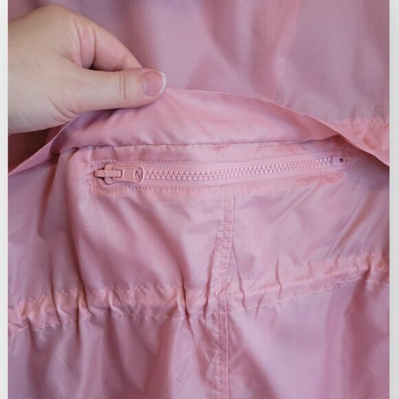 Primark Pink Hooded Packable Travel Raincoat Size S - Picture 4 of 8